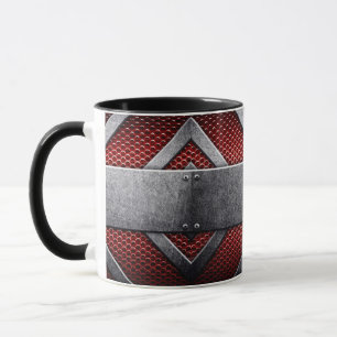 Pattern of metal plate mug