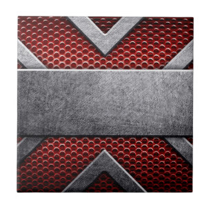 Pattern of metal plate tile