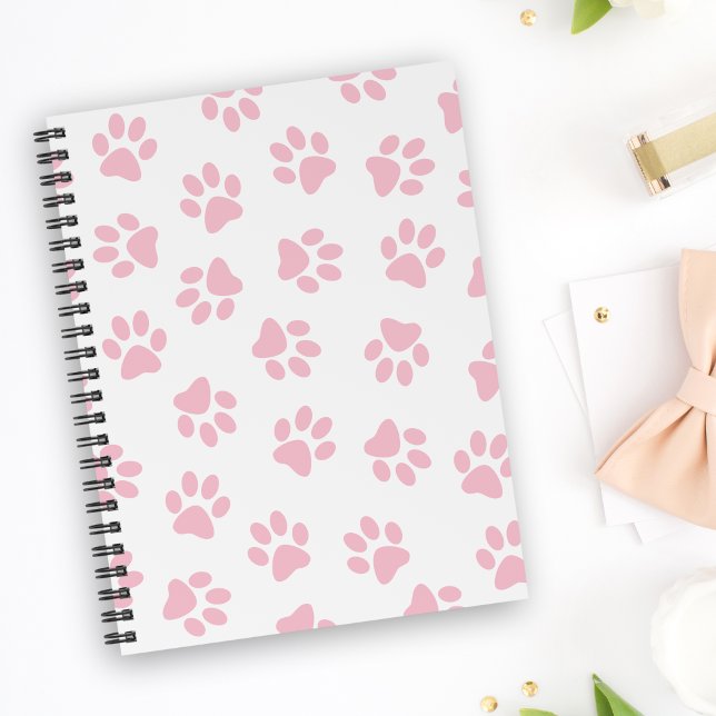 Pattern Of Paws, Dog Paws, Baby Pink Paws Planner (Creator Uploaded)