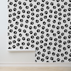 Pattern Of Paws, Dog Paws, Black Paws Wallpaper