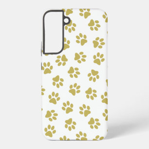 Pattern Of Paws, Dog Paws, Golden Paws Samsung Galaxy Case
