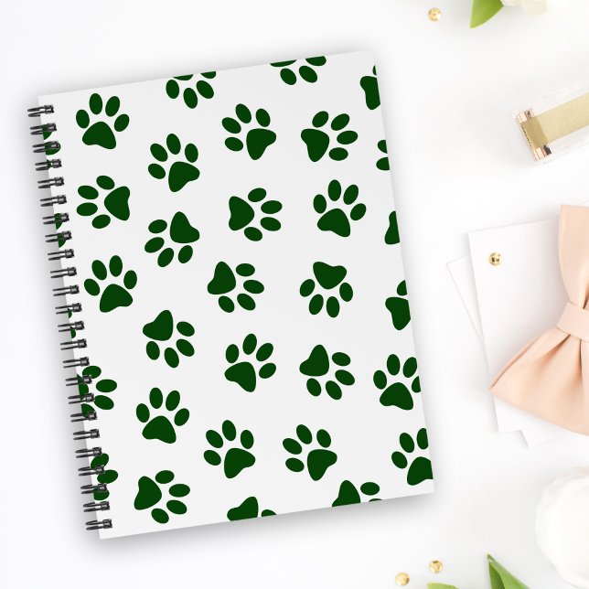 Pattern Of Paws, Dog Paws, Green Paws Planner (Creator Uploaded)
