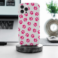 Pattern Of Paws, Dog Paws, Pink Paws