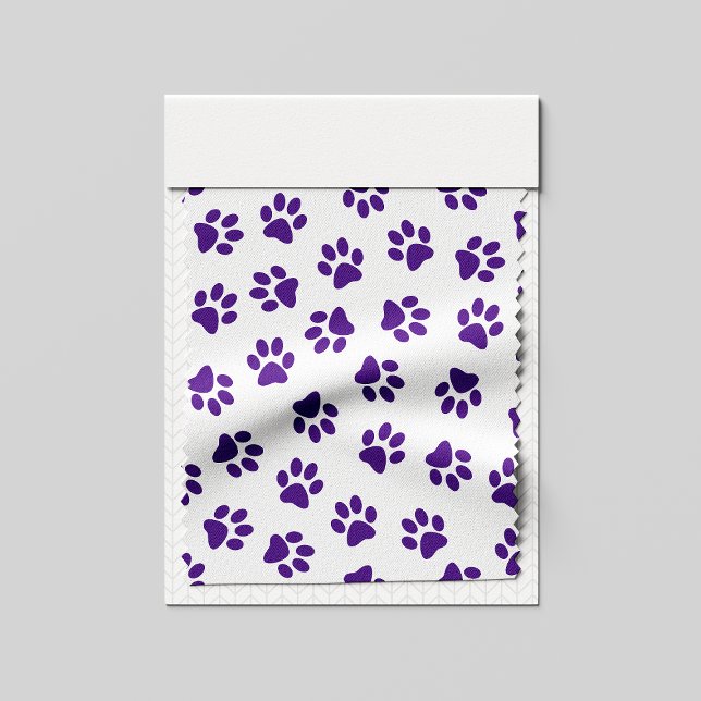 Pattern Of Paws, Dog Paws, Purple Paws Fabric (Creator Uploaded)