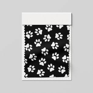 Pattern Of Paws, Dog Paws, White Paws Fabric