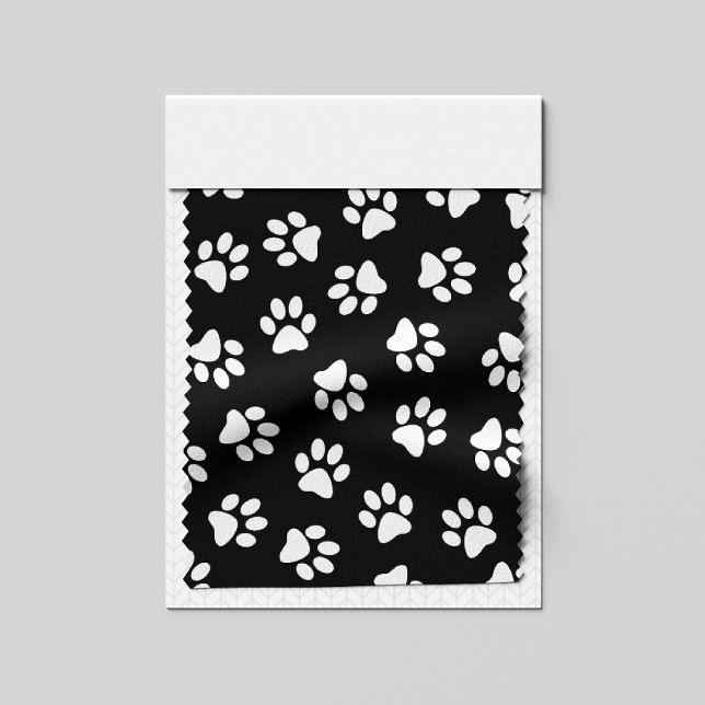 Pattern Of Paws, Dog Paws, White Paws Fabric (Creator Uploaded)
