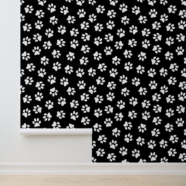 Pattern Of Paws, Dog Paws, White Paws Wallpaper (Application)