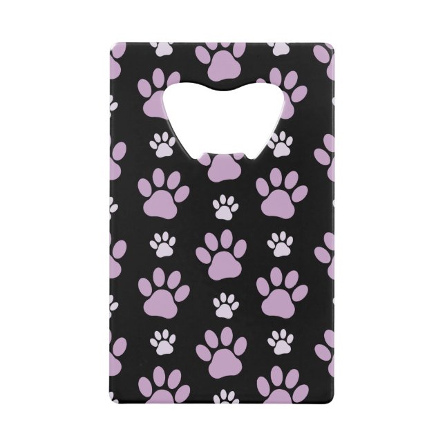 Pattern Of Paws, Lilac Paws, Dog Paws, Paw Prints (Front)