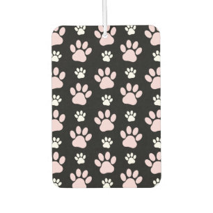 Pattern Of Paws, Pink Paws, Dog Paws, Animal Paws Car Air Freshener