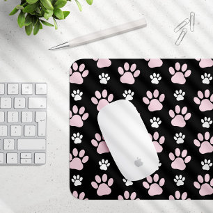 Pattern Of Paws, Pink Paws, Dog Paws, Animal Paws Mouse Mat