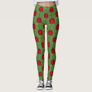 Pattern of Roses Leggings