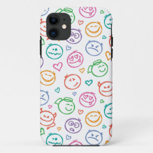 pattern of smiles iPhone 11 case
