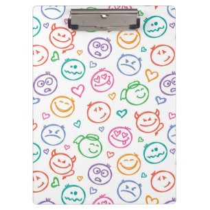 pattern of smiles clipboard