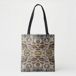 pattern of snake skin. Vintage animal print Tote Bag