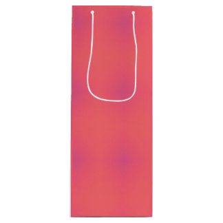 Pattern of Soft Pink & Purple Wine Gift Bag