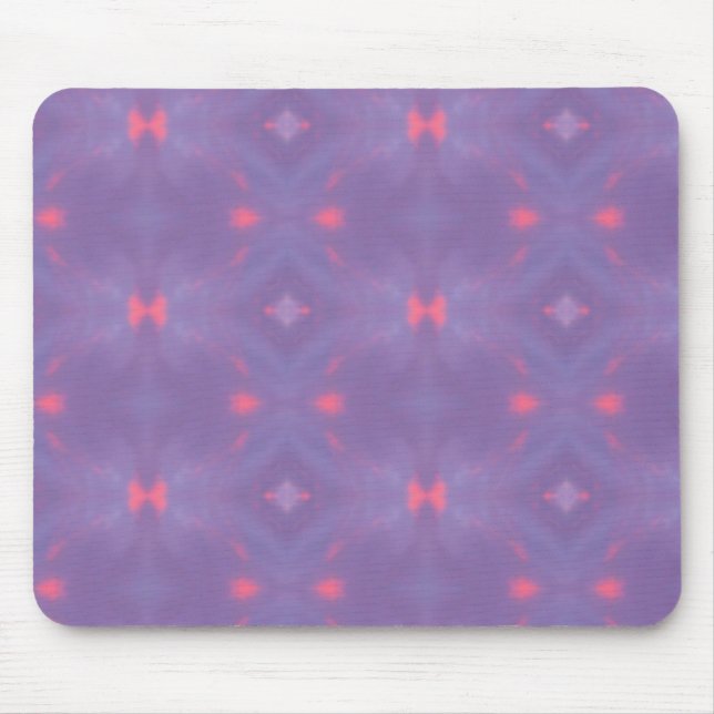 Pattern of Spring Purple and Pink Mouse Mat (Front)