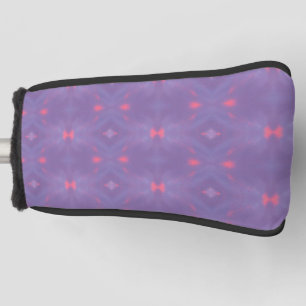 Pattern of Spring Purple and Soft Pink Golf Head Cover