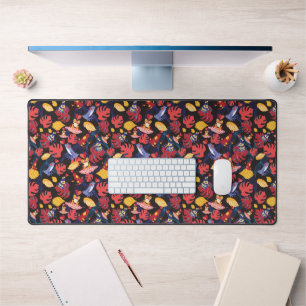 Pattern Of The Lovers Frogs Desk Mat