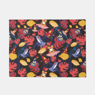 Pattern Of The Lovers Frogs Doormat