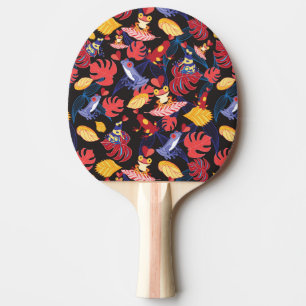Pattern Of The Lovers Frogs Ping Pong Paddle