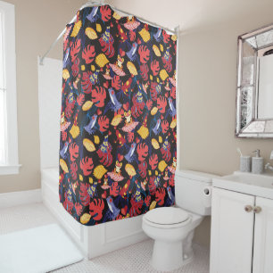 Pattern Of The Lovers Frogs Shower Curtain