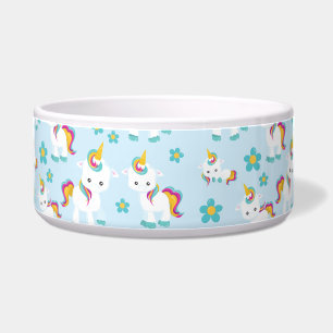 Pattern Of Unicorns, Cute Unicorns, Flowers