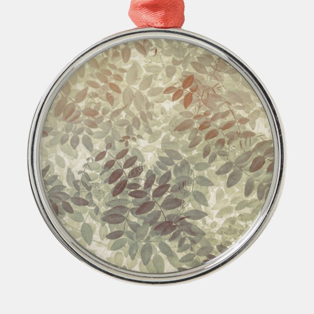 Pattern of Vetch Leaves | San Juan Islands, WA Metal Tree Decoration (Front)