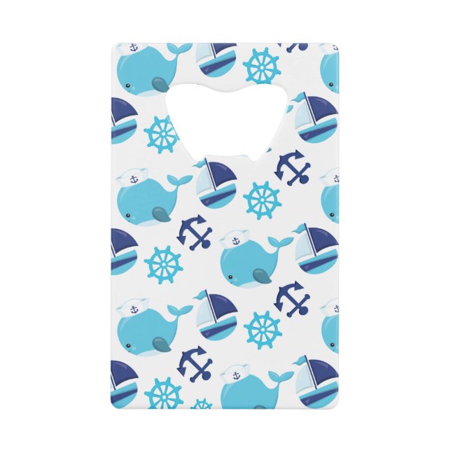 Pattern Of Whales, Cute Whales, Blue Whales (Front)