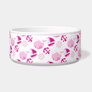 Pattern Of Whales, Cute Whales, Pink Whales