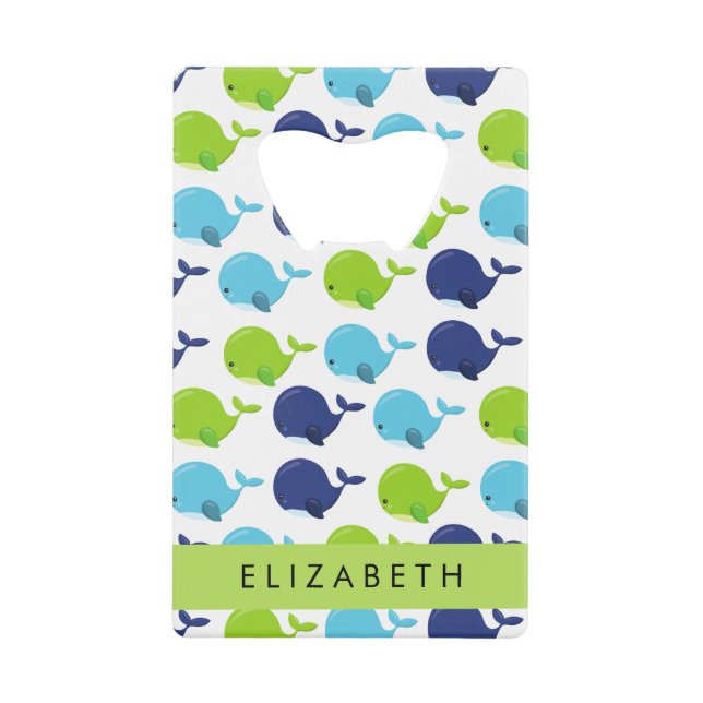 Pattern Of Whales, Cute Whales, Your Name (Front)