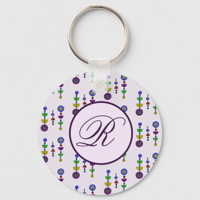 pattern personalized key ring (Front)