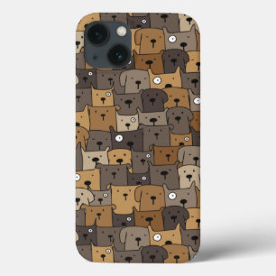 Pattern Pets Cute Dogs Lover iPhone 13 Case