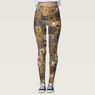 Pattern Pets Cute Dogs Lover   Leggings