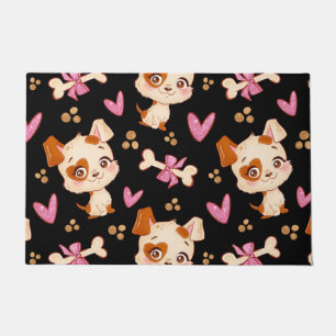 Pattern Pets Cute Funny Puppy Lover Doormat