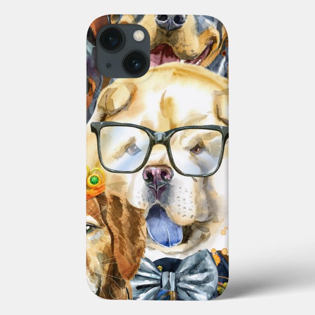 Pattern Pets Dogs Animal Lovers   Case-Mate iPhone Case (Back)