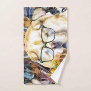 Pattern Pets Dogs Animal Lovers   Hand Towel