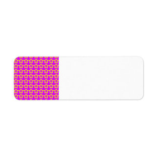 Pattern: Pink Background with Yellow Stars