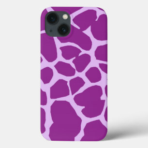 Pattern Purple Africa Giraffes Animal Giraffe iPhone 13 Case