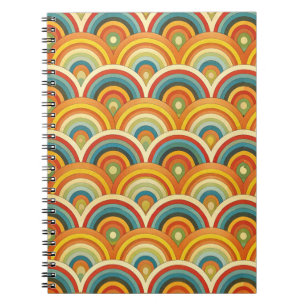 Pattern Rainbow Notebook