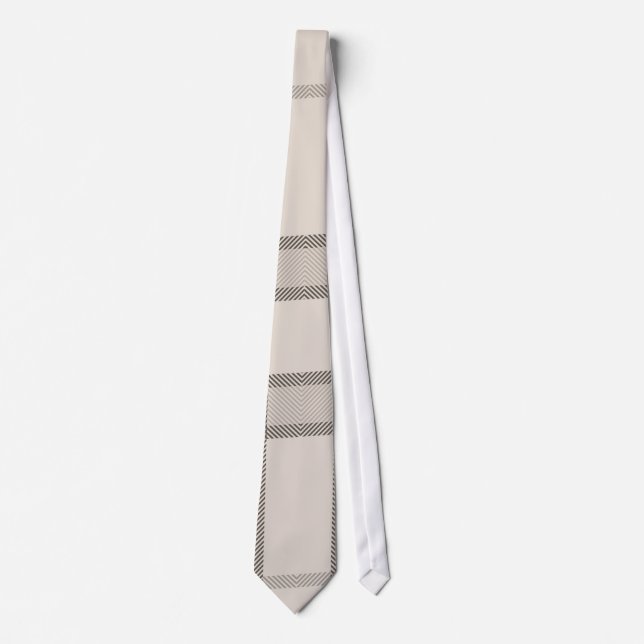 Pattern retro striped Tie (Front)