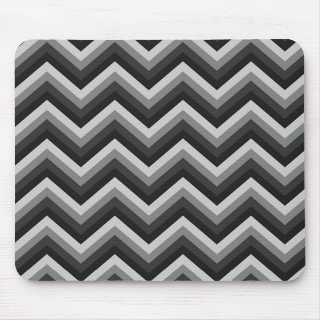 Pattern Retro Zig Zag Chevron Mouse Mat (Front)