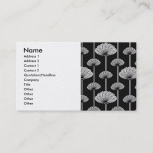 pattern_secbw, Name, Address 1, Address 2, Cont... Business Card