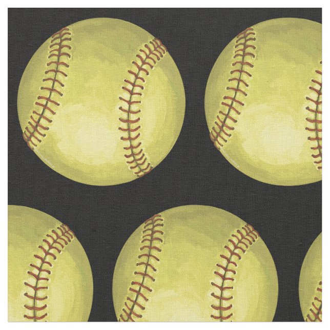 Pattern Softball Fabric (Close Up)
