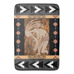 Pattern Southwest Kokopellis  Bath Mat