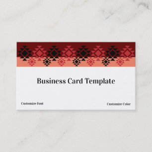 Pattern Southwestern Business Card