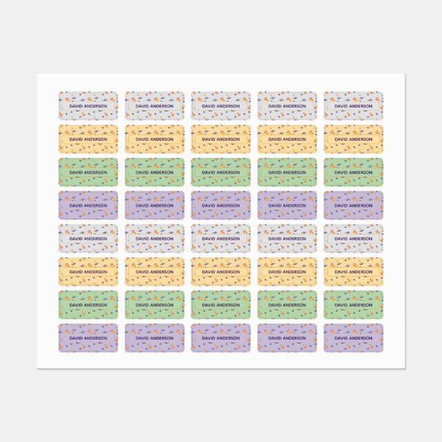 Pattern space ufo pale color (Sheet)