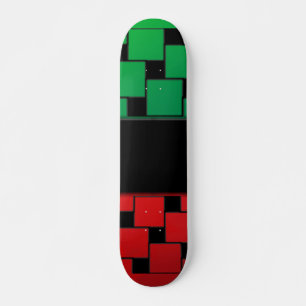 Pattern Squares Skateboard
