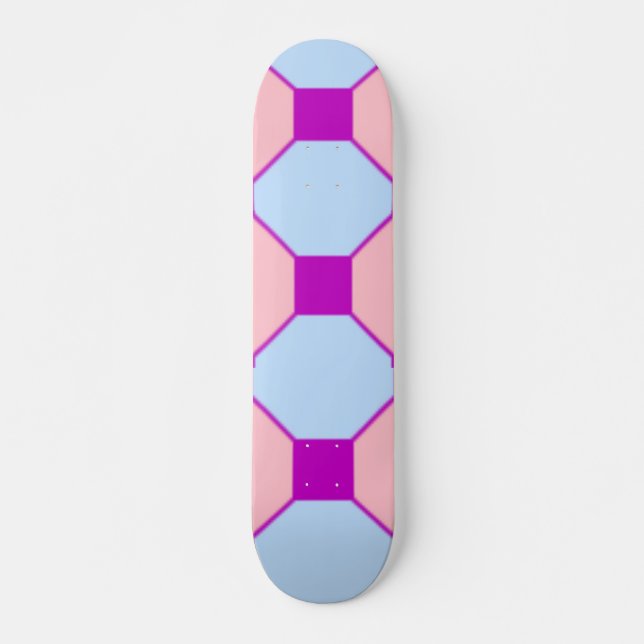 Pattern Squares Skateboard (Front)