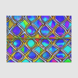 Pattern Stained Glass Effect Decoupage Tissue Paper