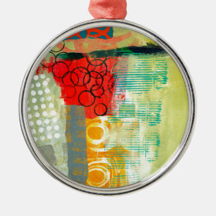 pattern-study metal tree decoration